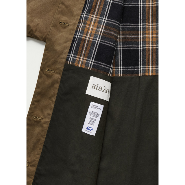 Aiayu Jay Coat Oilskin