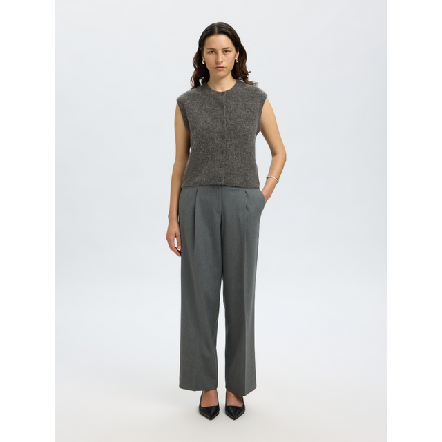 Selected Femme LULU SL BUTTON O-NECK VEST