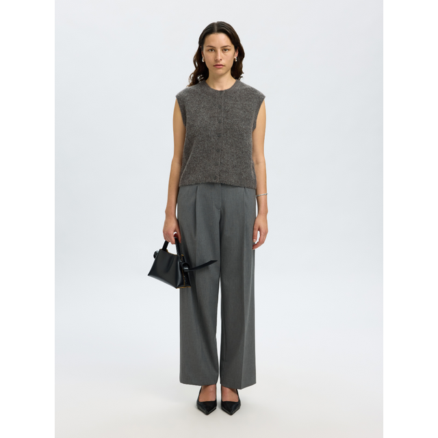 Selected Femme LULU SL BUTTON O-NECK VEST