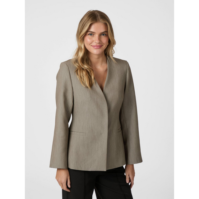 Neo Noir Frillis Fitted Blazer