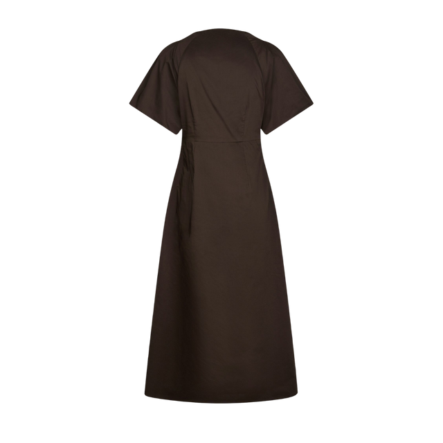 Neo Noir-Illana Popeline-Kleid