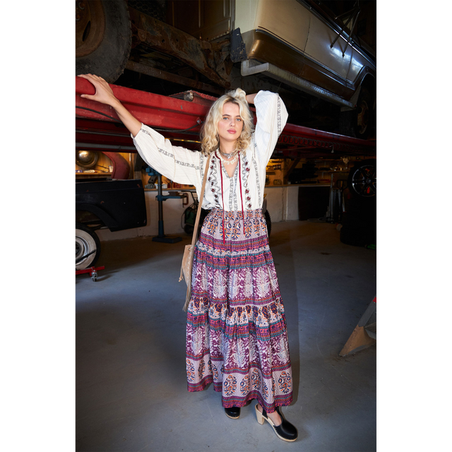 Lollys Laundry Sunset Maxi Skirt