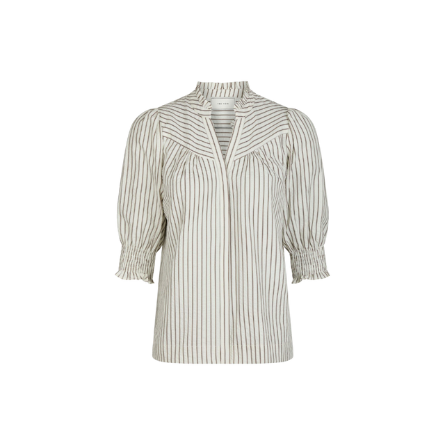 Neo Noir Diana Crepe Stripe Blouse