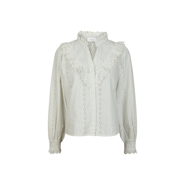 Neo Noir Degas Embroidery Blouse
