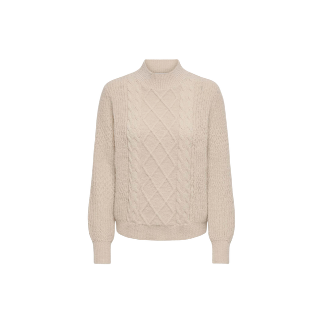 lys og blød kabelstrik forfra fra JDY