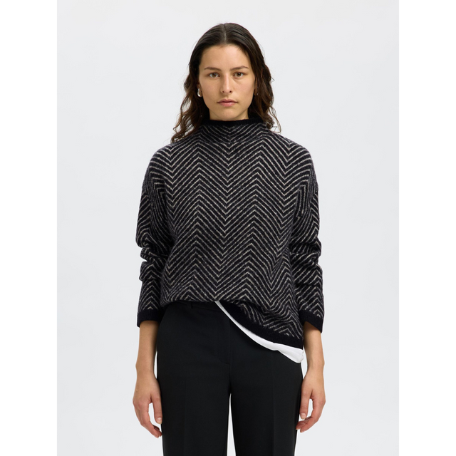 Selected Femme Lulu Herringbone Knit