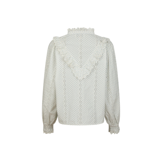 Neo Noir Degas Embroidery Blouse