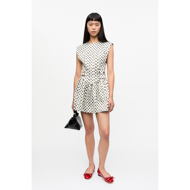 Ganni Satin Corset Mini Dress