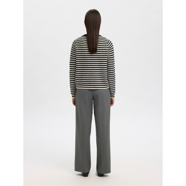 Selected Women Fana LS Knit Wool O-Neck