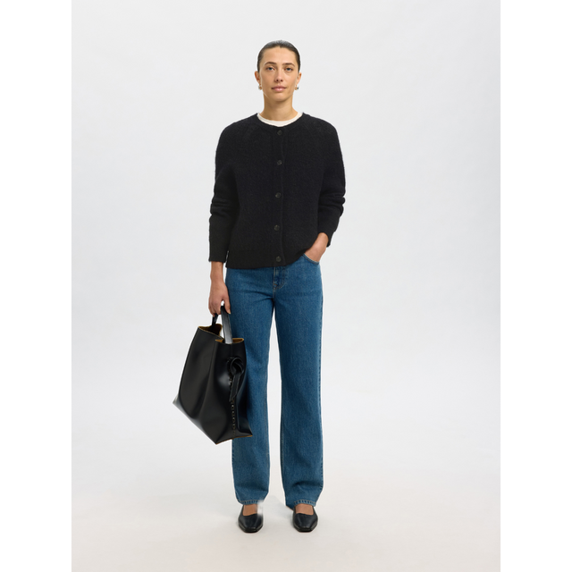 Selected Women Lulu LS Knit Short Cardigan