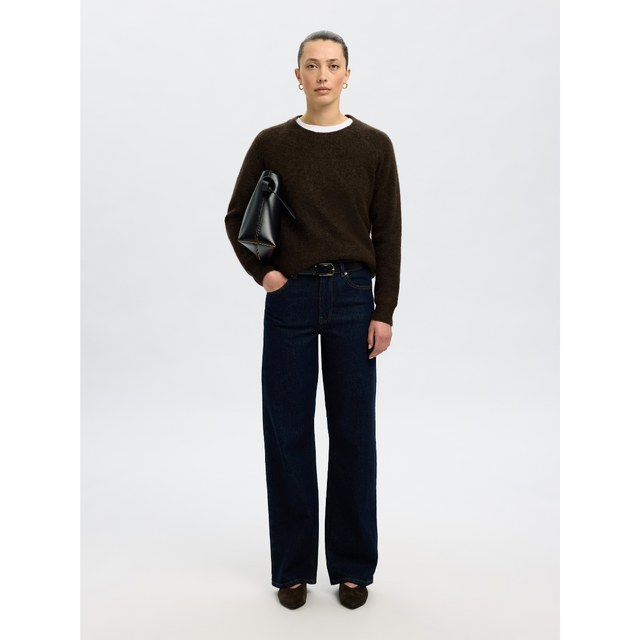 Selected Women Lulu LS Knit O-Neck