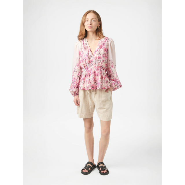 Neo Noir Fie Flower Print Blouse