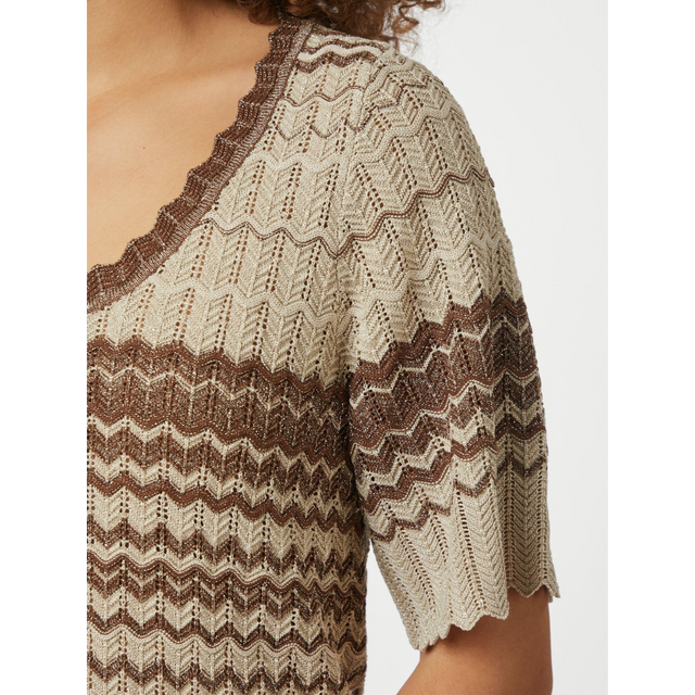Neo Noir Meiko Stitch Knit Blouse