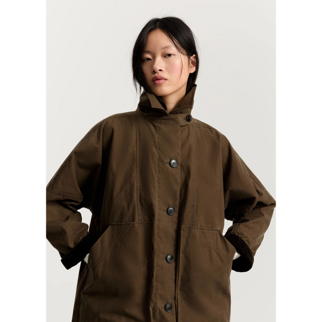 Aiayu Jay Coat Oilskin