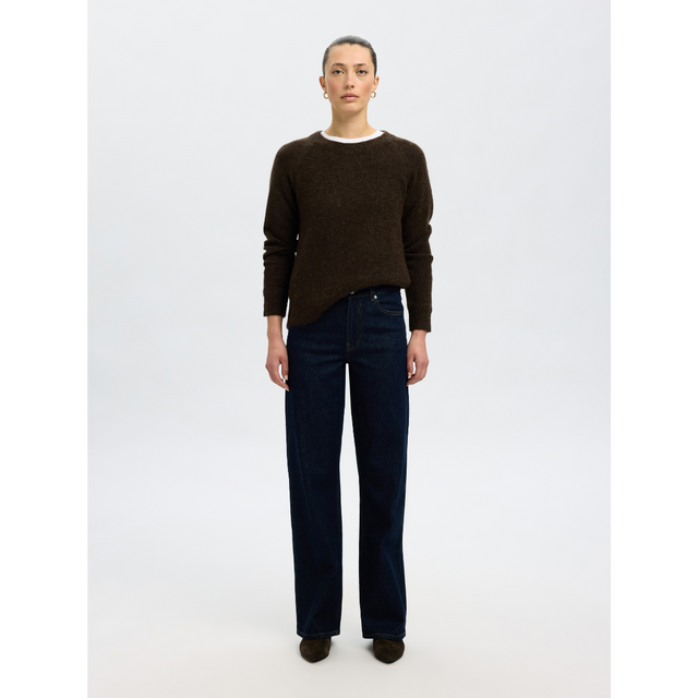 Selected Women Lulu LS Knit O-Neck