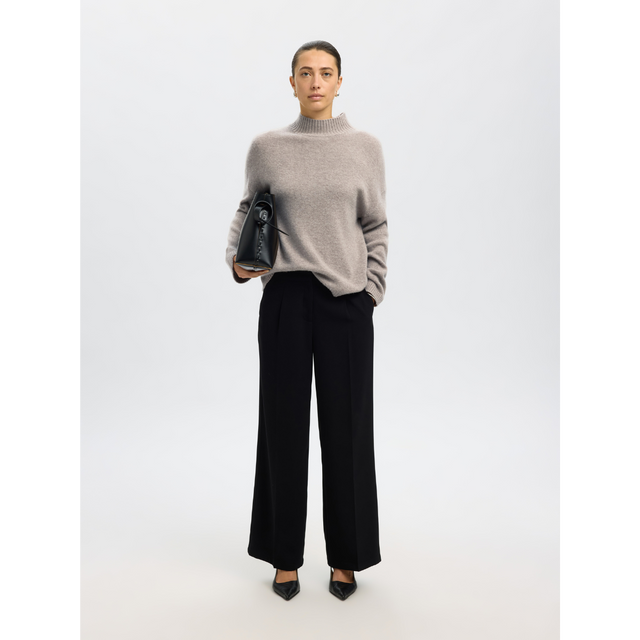 Selected Women Cille Cashmere Blend High Neck