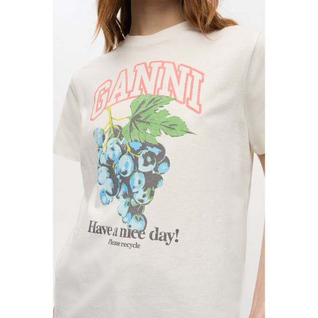 Ganni Grapes Relaxed T-shirt