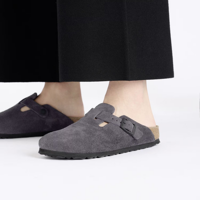 Birkenstock Boston Suede Narrow Fit