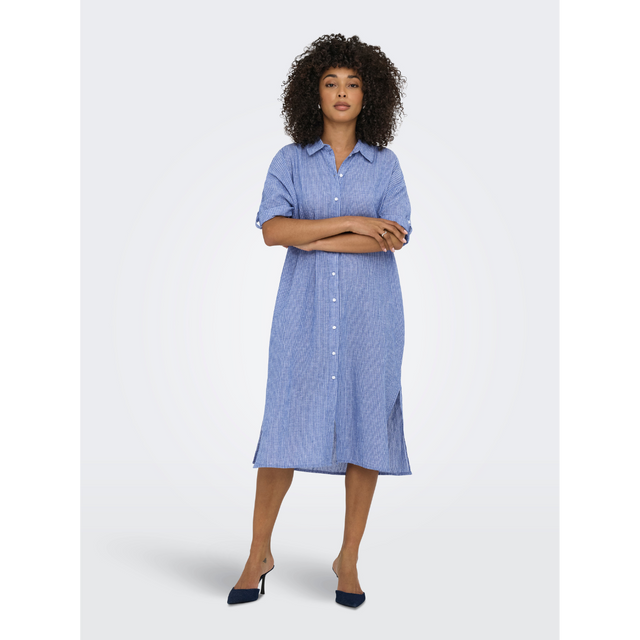 JDY Mila Linen Midi Dress