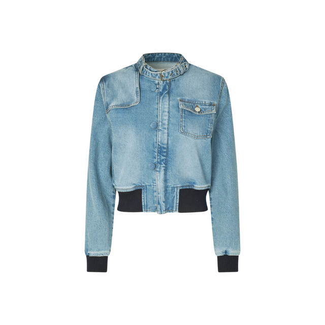 Cool Berna denim jakke fra Baum und Pferdgarten - front