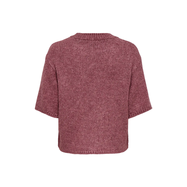 JDY Dicte S/S Pull O-Neck KNT Noos