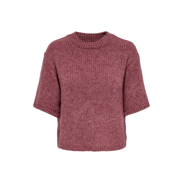 JDY Dicte S/S Pull O-Neck KNT Noos