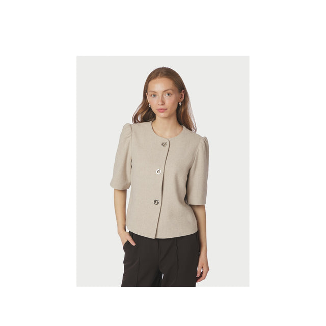 NEO NOIR Xanthe Light Herringbone Blazer