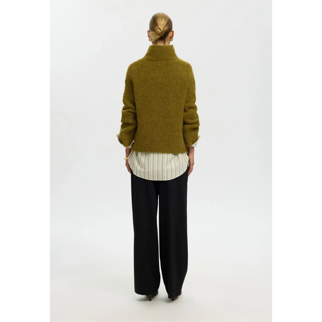 Selected Gabriella LS Knit High Neck Noos