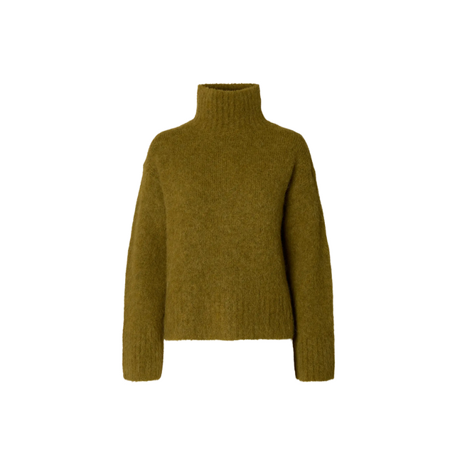 Selected Gabriella LS Knit High Neck Noos