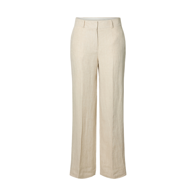 Wide Ida MW Linen Pant fra Selected Women