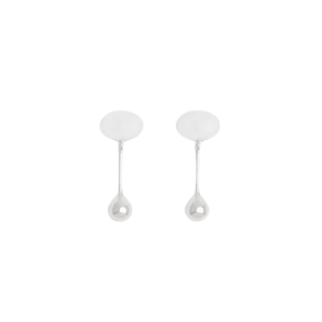 Datura Drop Earrings fra Ragbag - silver