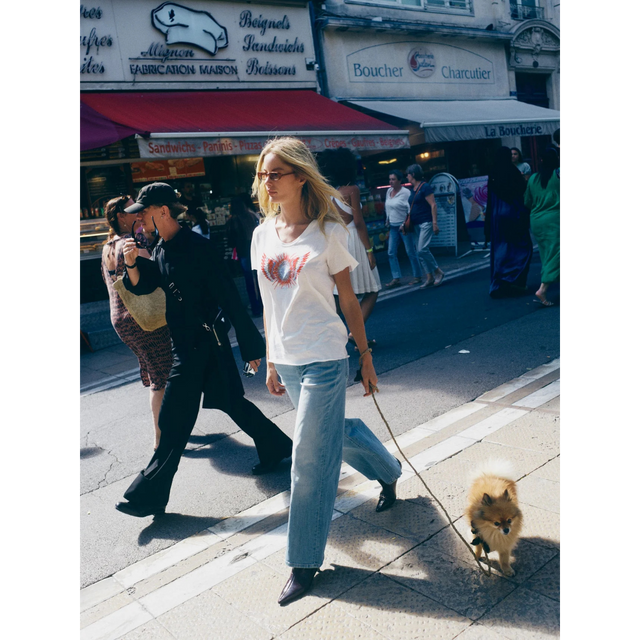 Lyse jeans med vide ben fra Mos Mosh - lifestyle