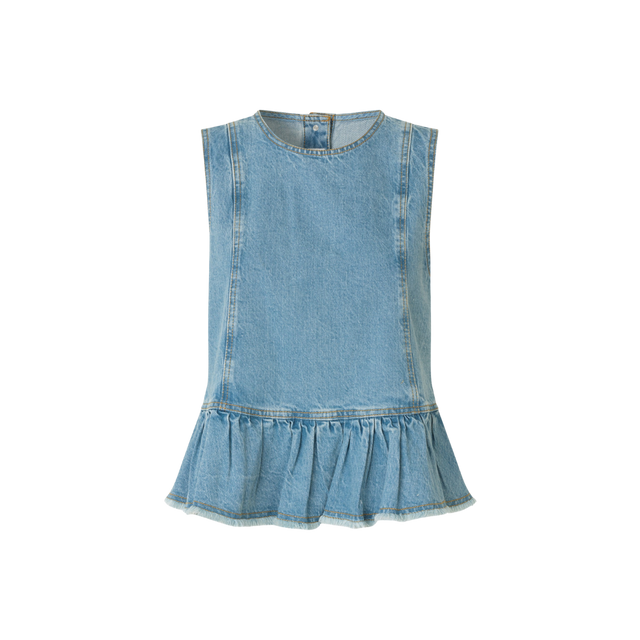 Madinel denim top fra Baum und Pferdgarten - front