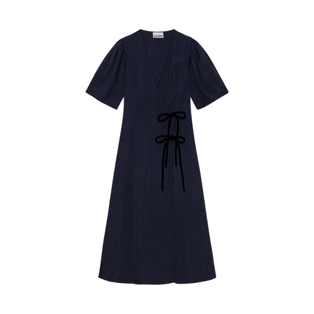 Omslagskjole fra Ganni