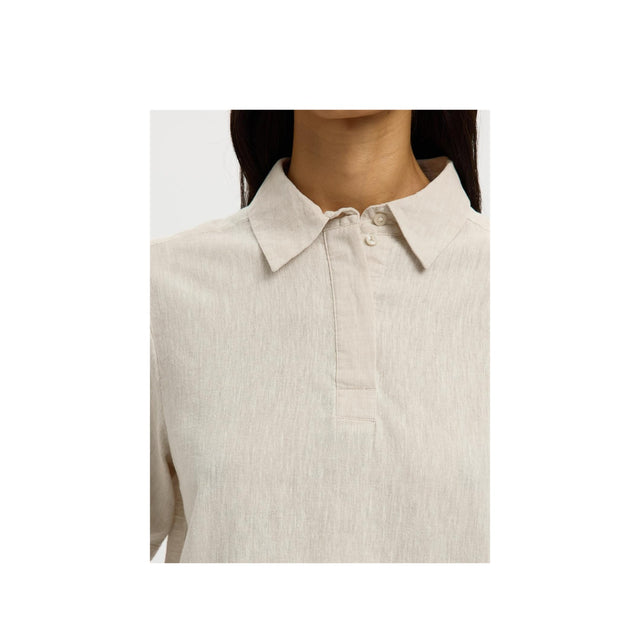 Selected Women Luisa Linen Blend Polo