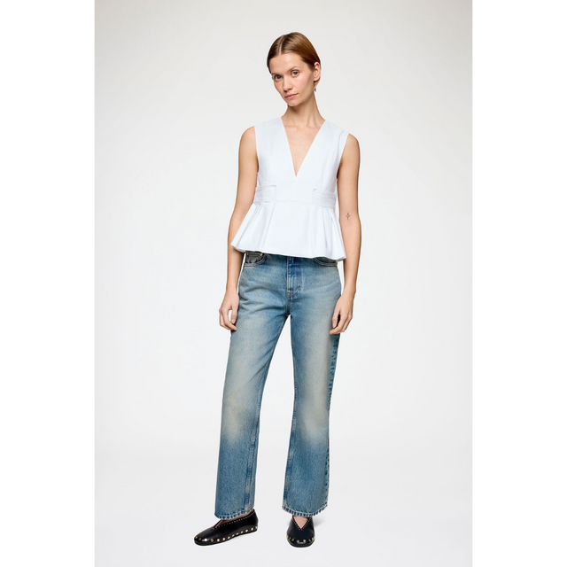 Smuk stretchtop fra Ganni - helfigur