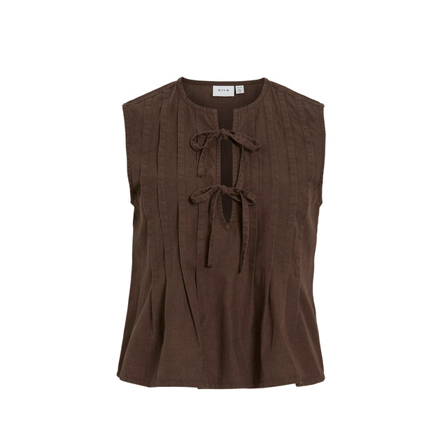 Smuk Tevira tiestring top fra Vila - front