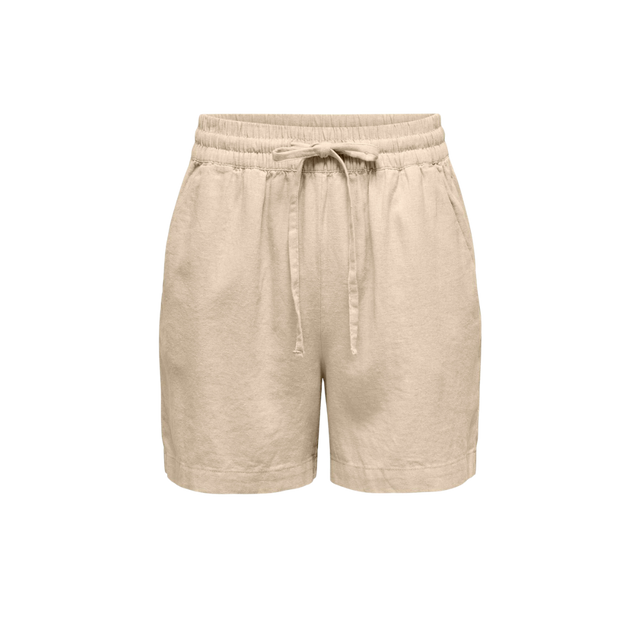 JDY Say HW Linen String Shorts