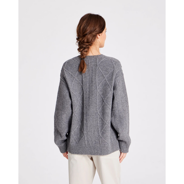 Gai Lisva-Clara Lammwoll-Cardigan