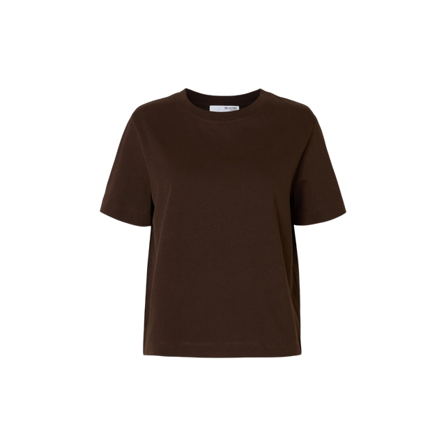 Selected Femme T-Shirt Essential SS Boxy Tee Noos