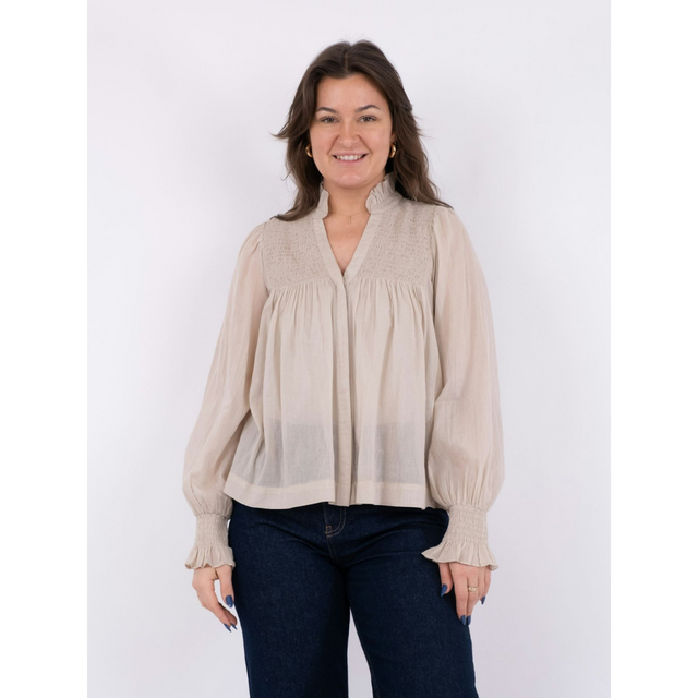 Neo Noir Jill S Voile Blouse