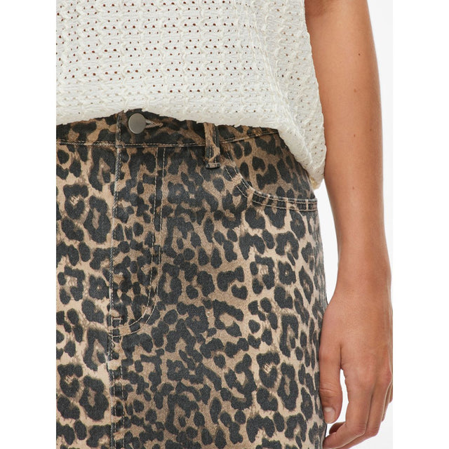 VILA-Vi Chia Leopard Short Skirt