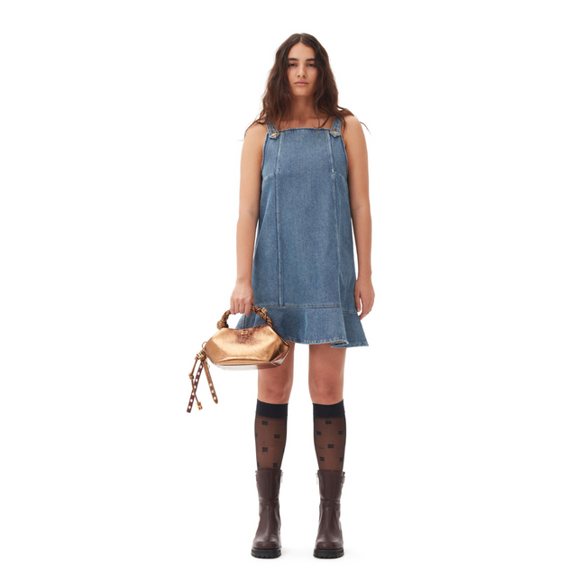 Ganni Heavy Denim Mini Dress