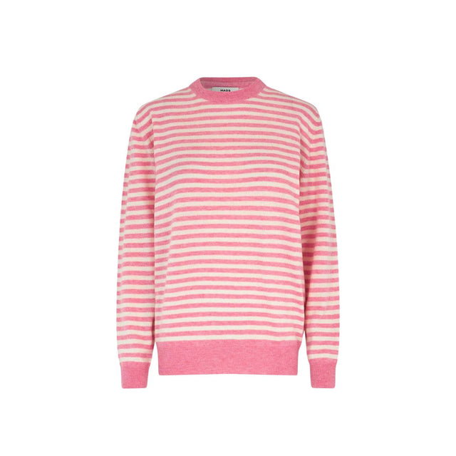 Mads Nørgaard Sweater Eco Wool Stripe Kasey Sweater - Prinsesse2ben