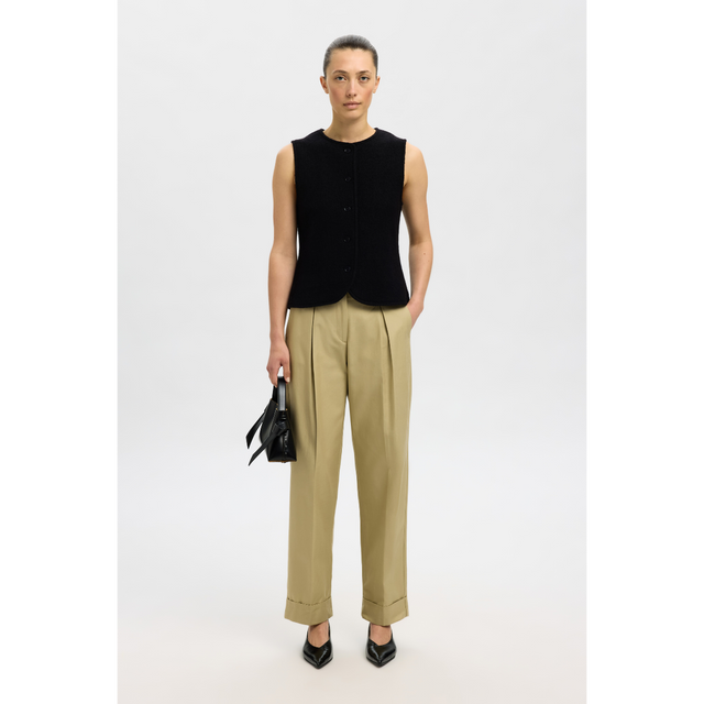 Selected Women Darla Knit Button vest