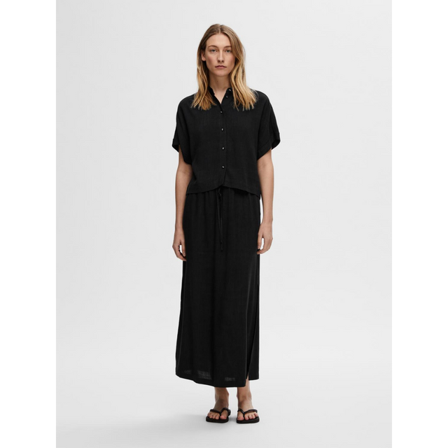 selected femme SLFVIVA HW ANKLE SKIRT