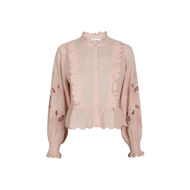 Neo Noir-Petrine Embroidery Blouse