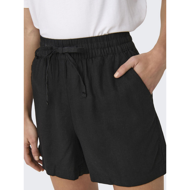 JDY Say HW Linen String Shorts