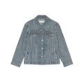 Ganni Light Stripe Denim Jacket