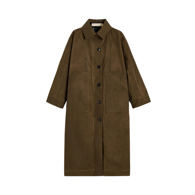 Aiayu Jay Coat Oilskin